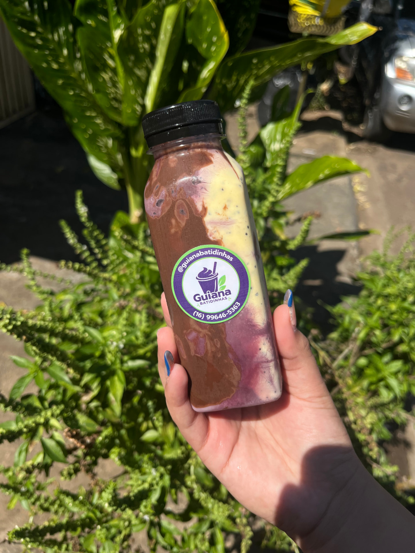 Batidinha Nutella com Maracujá